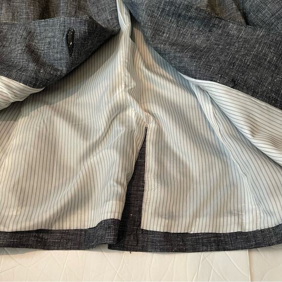 Tribal Navy Linen Blend Career Academia Prep Jacket Blazer NWOT Size 6 - Picture 8 of 12